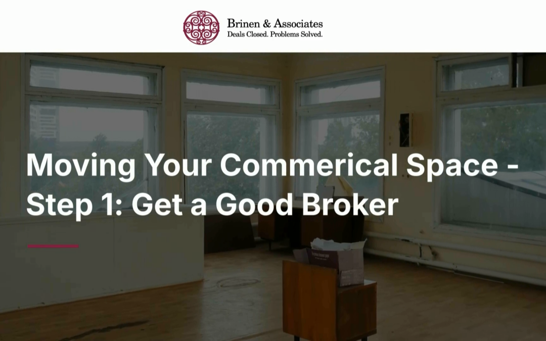 Steps to Moving into Your Commercial Space with Joshua D. Brinen